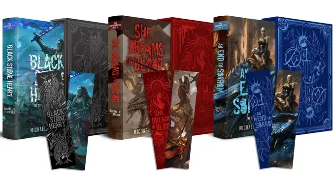 Cover of The Obsidian Path, Books 1-3