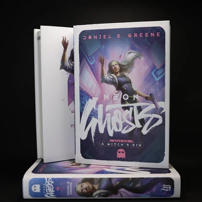 Cover of Neon Ghosts: A Witch's Sin